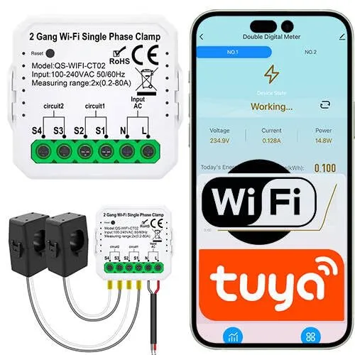 Sone Smart One – Kompakter WiFi Stromzähler für präzise Energieüberwachung