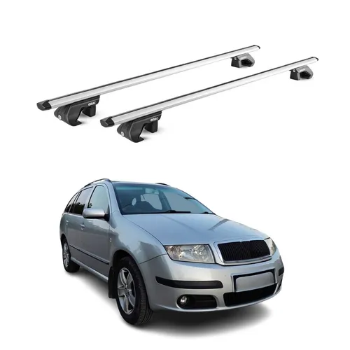 OMAC Dachträger für Skoda Fabia Kombi (1999-2021) - Leichtgewichtig & Multifunktional - Robuster Dachträger aus Aluminium für den Skoda Fabia Kombi. Mit einer maximalen Belastbarkeit von 90 kg, abnehmbar und wasserbeständig – ideal für den flexiblen Einsatz.