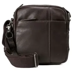 camel active Pine Umhängetasche Leder 22 cm  braun