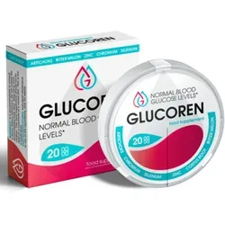 Glucoren Nahrungsergänzungsmittel: Artischocke, Bittermelone, Zink, Chrom, Selen - Nahrungsergänzungsmittel zur Unterstützung der Blutzuckerregulation bei Diabetes mit pflanzlichen Inhaltsstoffen für stabilen Blutzuckerspiegel.