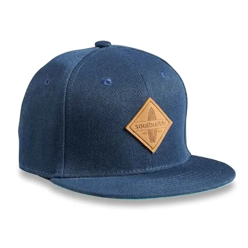 Soulbuddy Kinder Cap – Trendige Unisex Baseballkappe für Jungen & Mädchen in Blau-Türkis - Stylische Baseballkappe für Kinder in Premium Qualität, ideal für Outdoor-Aktivitäten. Verstellbarer Snapback-Verschluss sorgt für perfekten Sitz.