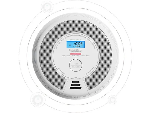 X-Sense Rauchwarn- und Kohlenmonoxidmelder - Gasmelder mit zuverlässiger Doppelwarnfunktion, schützt vor Rauch und Kohlenmonoxid, ideal für ein sicheres Zuhause.