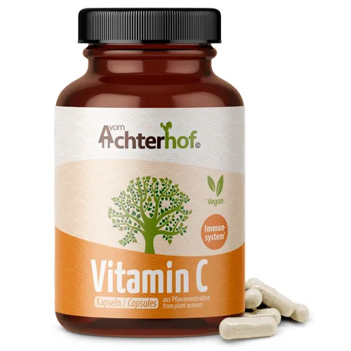 Vitamin C 180 Kapseln | Hochdosiert & Vegan