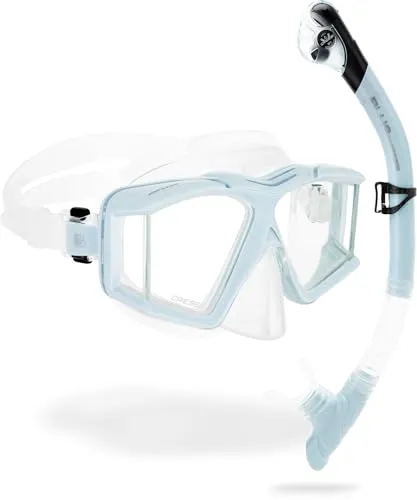 CRESSI Horizion+Scilla Combo Clear/Ice Cyan