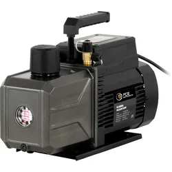 PCE Instruments PCE-RVP 180 Vakuumpumpe einstufig, 226 l/min - Temperatur- / Feuchtemessgeräte mit 0,75 PS Motor für effizientes Abpumpen von Kältemitteln, ausgestattet mit modernem Filterelement für saubere Arbeitsumgebung.