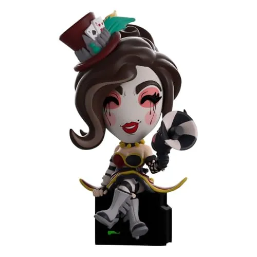 Youtooz Borderlands Moxxi 10 cm Vinylfigur - Actionfigur von Moxxi aus Borderlands, 10 cm groß, detailreich und ideal für Sammler. Die Figur kommt in einer Fensterbox und zeigt Moxxi in ihrem typischen Outfit.
