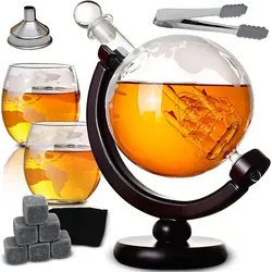 Retoo Whisky Karaffe Set – Elegantes Geschenkset für Whisky-Liebhaber