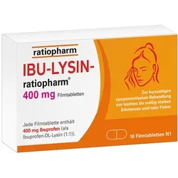 IBU LYSIN ratiopharm 400 mg Filmtabletten