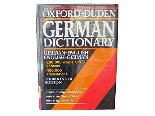The Oxford-Duden German Dictionary: German-English/English-German