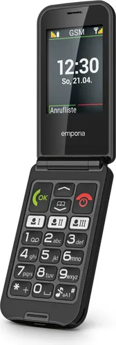 emporiaTALKglam Klapphandy - Seniorenhandy mit 2,4-Zoll-Display, Notruftaste und einfacher Bedienung, ideal für alle Altersgruppen