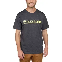 Carhartt RELAXED S/S LOGO GRAPHIC T-SHIRT 105909 - carbon heather - S