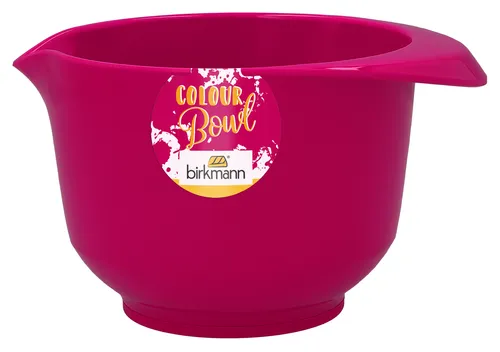 BIRKMANN Rühr- und Servierschüssel, 0,75 Liter, granita, aus Melamin, standfest, kratzfest, BPA-frei,