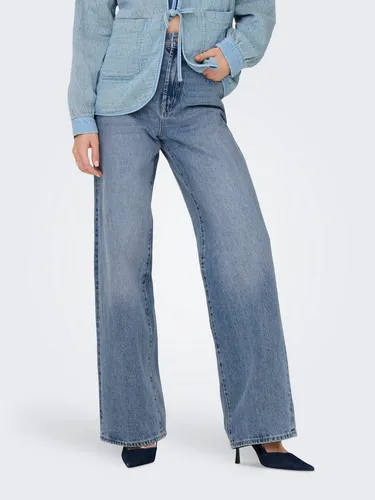 ONLHOPE EX HW Wide DNM REA345 NOOS - Damen-Jeanshosen mit extra hohem Bund und weitem Schnitt für ultimativen Komfort, aus authentischem Baumwoll-Denim für einen lässigen Look.