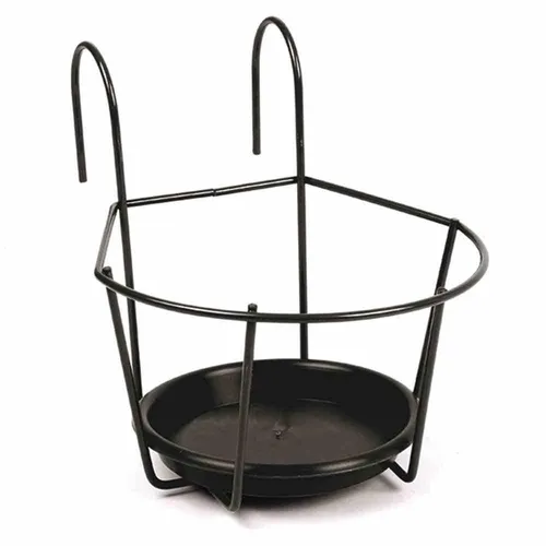 JARDIFER Blumentopfhalter schwarz Ø 16 cm zum Einhängen