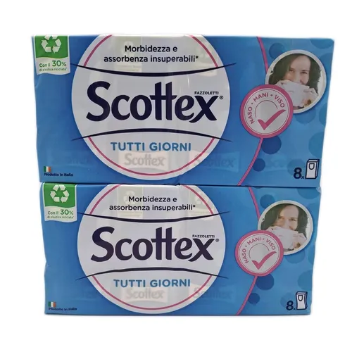 Scottex Taschentücher Alltag 10 Packungen 8 Packungen 1880 g Haushalt Tissue ;Be