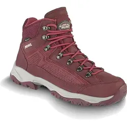 Meindl Damen Hikingschuhe Baltimore Lady GTX Bordeaux - Wanderschuhe mit robustem Nubukleder, wasserdichtem GORE-TEX® und griffiger Sohle. Ideal für lange Touren dank leichtem Gewicht und hohem Tragekomfort.