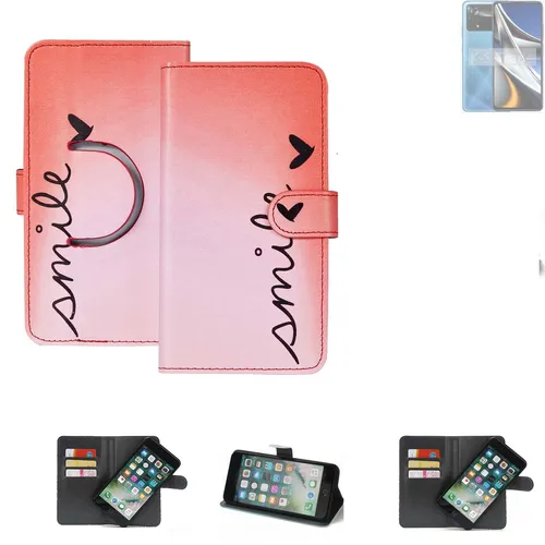 360° Schutzhülle für POCO X4 Pro 5G Wallet Case Design smile