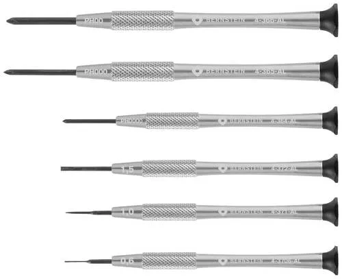 Bernstein 4-360-E04 Uhrmacher-Schraubendreher Set 6-tlg von BERNSTEIN