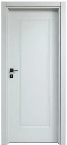 Stilvolle weiße Holz-Innentür TF1037 - Hochwertige PVC-Tür in modernem Design, ideal für alle Wohnräume. Maße: 90 x 200 cm, gefertigt aus robustem Holzwerkstoff. Einfache Montage dank beiliegender Anleitung.