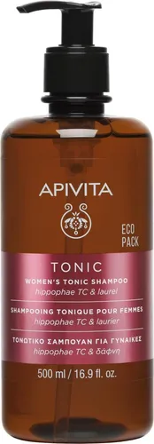 Apivita Haarshampoo Ecopack Frauentonisierendes Shampoo 500 ml - Shampoo für Frauen, 500 ml, mit natürlichen Extrakten für volles, gesundes Haar und Feuchtigkeitspflege.