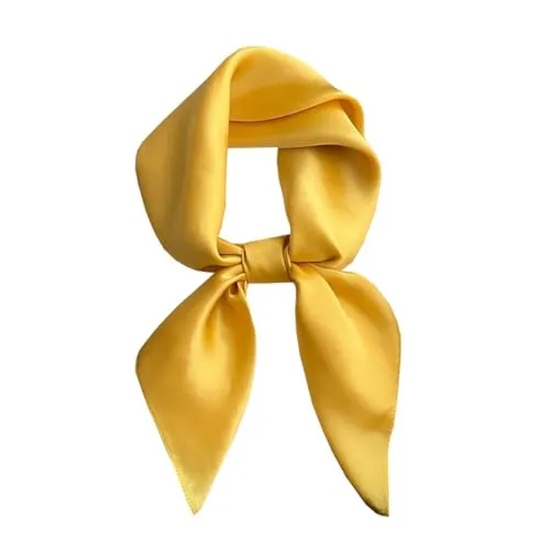 Ecroon Halstücher SeideSchal Gefühl Schal Halstuch Damen Seidentuch Scarf Bandana Handgelenk Kopftücher