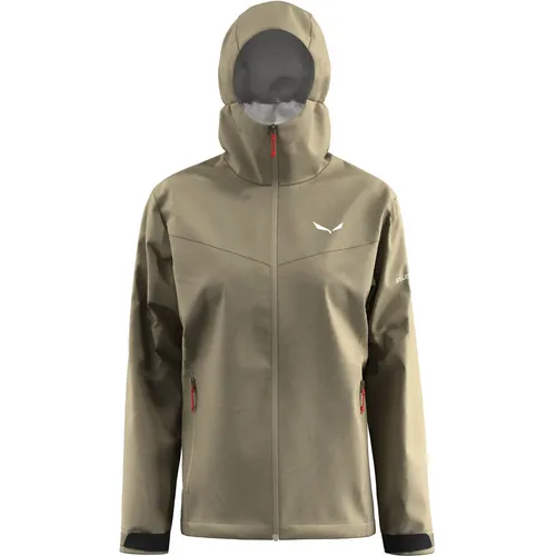 Salewa Damen Puez Aqua 4 Ptx 2.5l Jacke (Größe XL, beige) von Salewa