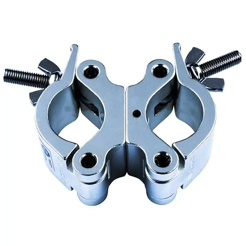 LightmaXX ST-506 Swivel Coupler, 48-51mm, 500Kg, Doppelcoupler für Traversen, Sichere Verbindung von Gurtrohren