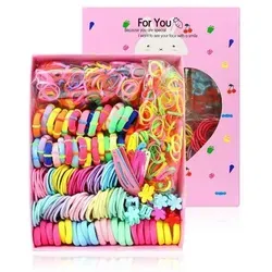 830-teiliges Mädchen Haarschmuck Set für kreative Frisuren - Vielfältiges Set mit 830 Teilen in schöner Geschenkbox, ideal für kleine Prinzessinnen. Hochwertige, langlebige Materialien für eine perfekte Passform in jedem Haar. Perfekt für besondere Anlässe und tägliche Styles!