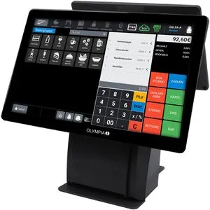 Olympia Registrierkasse Kassensystem T215DK 10,1 Zoll - Kassensystem für Handel und Gastronomie mit 10,1 Zoll Touchdisplay, ideal für effiziente Bestellverwaltung und umfangreiche Konnektivität.