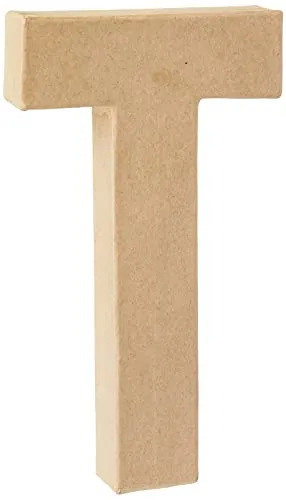 Creativ 26619 Pappmaché-Zahl, 20 cm, 1 Stück, beige