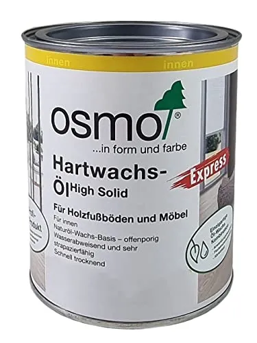 Osmo Hartwachs-Öl Express 3340 Weiß Transparent (0,75 Liter)