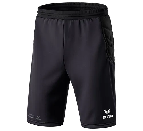 Erima Torwartshort Hose kurz schwarz, M Herren - Trainingsbekleidung, atmungsaktive und bequeme Torwartshorts für optimale Bewegungsfreiheit auf dem Platz.