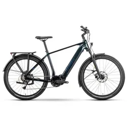 RAYMON Tourray 720 Diamant Trekkingbike nebularblue - E-Bike mit Yamaha PW-S2 Motor, stabilen Aluminiumrahmen und Suntour Federgabel für maximalen Komfort. Ideal für Alltag und Abenteuer, StVZO-gerecht ausgestattet.