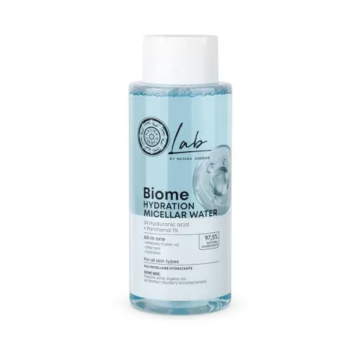 LAB BIOME Hydration Mizellenwasser - Feuchtigkeitsspendender Gesichtsreiniger mit Engelwurz, Winterlinde & Thymian - Sanfte Reinigung & Pflege - 400 ml