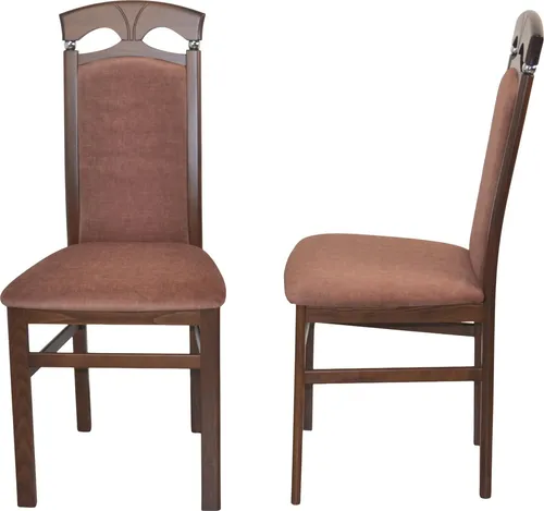 Esszimmerstuhl 2er-Set aus Massivholz