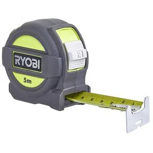Ryobi Maßband 5132004360, RTM5M, 5m, mit Nagelöse