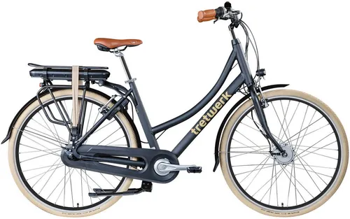 Tretwerk Aurora E-Bike 28 Zoll - Pedelec für Damen und Herren - E-Bike für Alltag und urbane Mobilität, mit 522 Wh Akku, robustem Design und tiefem Einstieg für höchsten Fahrkomfort.