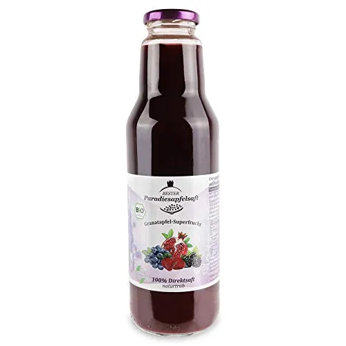 Superfrucht Beerensaft - 100% Bio-Direktsaft (naturtrüb) - 6 x 750 ml