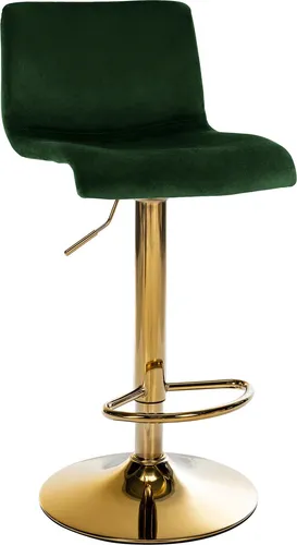 Deluke Barhocker, Grün, 39x83 cm, Höhenverstellbar und Drehbar