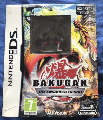 BAKUGAN Verteidiger Der Erde Videospiel DS + Actionfigur Limitierte Edition