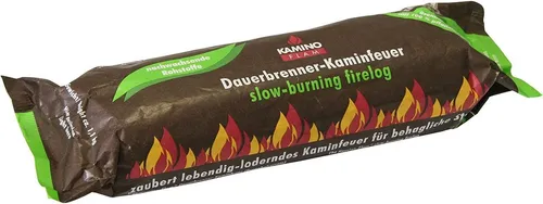 Kamino Flam Anzündscheit Dauerbrenner - Aschesauger und umweltschonender Brennstoff aus 100% natürlichen Rohstoffen, brennt bis zu 2,5 Stunden ohne Funkenflug für ein gemütliches Feuer.