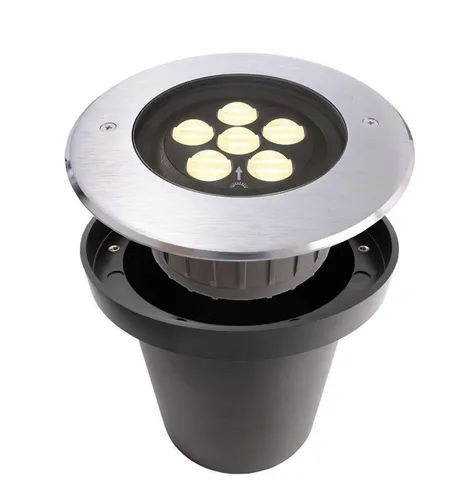 Deko Light III Bodeneinbauleuchte LED 11.90W Silber - Lampen, energieeffiziente Bodeneinbauleuchte mit fest eingebautem LED für stilvolle Akzentbeleuchtung im Außenbereich.