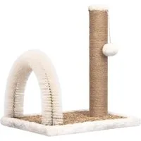 Produktbild vidaXL Katzenbaum mit Fellpflegebogen und Kratzsäule