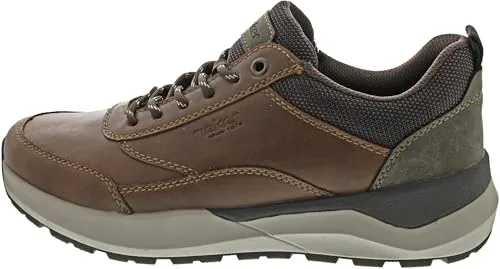 Sportliche Herren Sneaker RIEKER in Braun-Taupe - Sneaker von RIEKER, aus Lederimitat mit herausnehmbarer Soft-Einlage für optimalen Tragekomfort. Ideal für Freizeit und sportliche Aktivitäten.