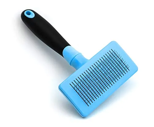 PRECORN selbstreinigende Hundebürste Hundehaarbürste Fellpflege Katzenbürste Pflegebürste Hundekamm