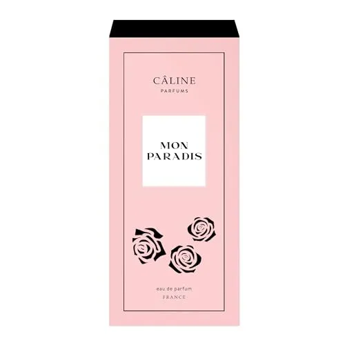 Caline MON PARADIS Eau de Parfum 60ml - Damenparfum mit langanhaltendem, blumig-fruchtigem Duft aus Rose, Vanille und Moschus – ideal für besondere Anlässe.