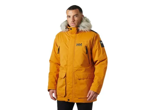 Helly Hansen Winter-Parka Reine (PrimaLoft RISE) orange Herren, Größe M - Beliebter Winter-Parka für kalte Tage, ausgestattet mit wasserdichtem Helly Tech Material und warmer PrimaLoft Isolierung für optimalen Komfort und Schutz.
