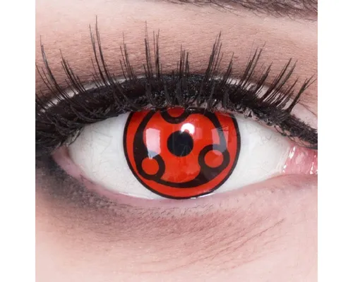 MeralenS Jahreslinsen Farbige Eternal Madara Kontaktlinsen - Ohne Stärke für Cosplays