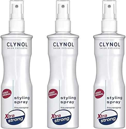 Produktbild Clynol Xtra Strong Styling Spray 3x250 ml