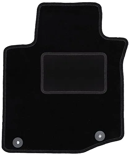 Wielganizator Automatte – Passend für Toyota Aygo II Schrägheck 2014- – Velours – Autozubehör - Auto Fußmatten – Fußmatte Auto – 1-teilig - schwarz